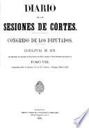 Diario de las sesiones de Cortes