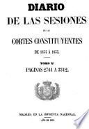 Diario de las sesiones de Cortes