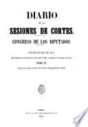 Diario de las sesiones de Cortes
