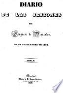Diario de las sesiones de Cortes