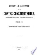 Diario de las sesiones de Cortes