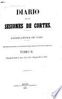 Diario de las sesiones de Córtes