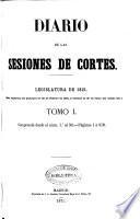Diario de las Sesiones de Cortes