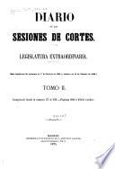 Diario de las sesiones de Córtes