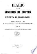Diario de las sesiones de Cortes