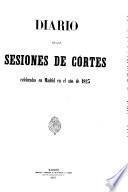 Diario de las sesiones de Cortes, Legislatura de ...