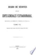 Diario de las sesiones de Cortes, Legislatura de ...