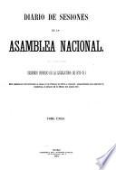Diario de las sesiones de la Asamblea Nacional