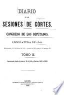 Diario de las sesiones ...