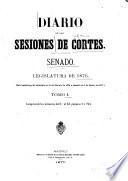 Diario de las sesiones ...