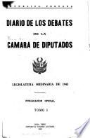 Diario de los debates de la Cámara de Diputados