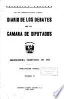 Diario de los debates de la Cámara de Diputados