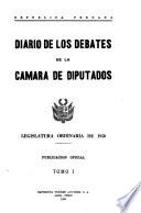 Diario de los debates de la Cámara de Diputados