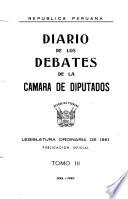 Diario de los debates de la Cámara de Diputados
