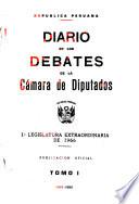 Diario de los debates de la Cámara de Diputados