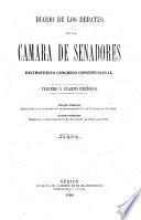 Diario de los debates de la Cámara de Senadores