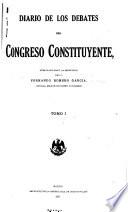 Diario de los debates del Congreso Constituyente
