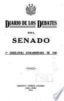 Diario de los debates del Senado