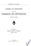 Diario de sesiones de la Cámara de diputados