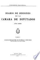 Diario de sesiones de la Cámara de Diputados