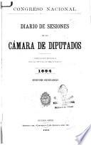 Diario de sesiones de la Cámara de Diputados