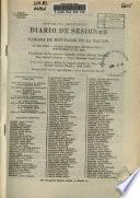Diario de sesiones de la Cámara de diputados