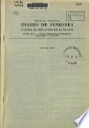 Diario de sesiones de la Cámara de diputados
