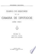 Diario de sesiones de la Cámara de Diputados