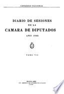 Diario de sesiones de la Cámara de diputados