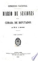 Diario de sesiones de la Cámara de Diputados