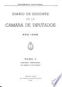 Diario de sesiones de la Cámara de Diputados
