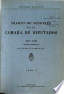 Diario de sesiones de la Cámara de Diputados