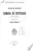 Diario de sesiones de la Cámara de Diputados