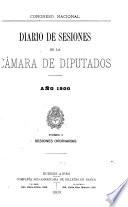 Diario de sesiones de la Cámara de Diputados