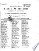 Diario de sesiones de la Cámara de Diputados