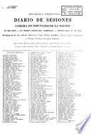 Diario de sesiones de la Cámara de Diputados