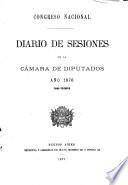 Diario de sesiones de la Cámara de Diputados