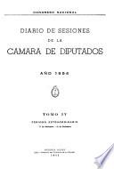 Diario de sesiones de la Cámara de diputados