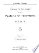 Diario de sesiones de la Cámara de Diputados