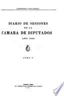 Diario de sesiones de la Cámara de diputados