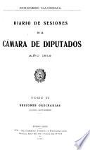 Diario de sesiones de la Cámara de Diputados