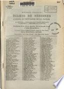 Diario de sesiones de la Cámara de diputados