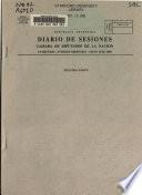 Diario de sesiones de la Cámara de diputados