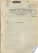Diario de sesiones de la Cámara de diputados