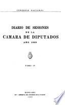Diario de sesiones de la Cámara de Diputados