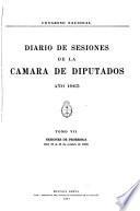 Diario de sesiones de la Cámara de diputados