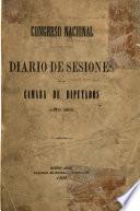 Diario de sesiones de la Cámara de Diputados