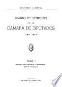 Diario de sesiones de la Cámara de Diputados