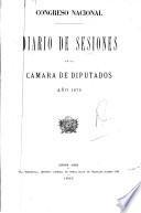 Diario de sesiones de la Cámara de Diputados