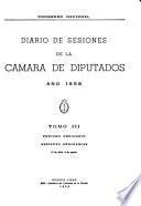 Diario de sesiones de la Cámara de Diputados